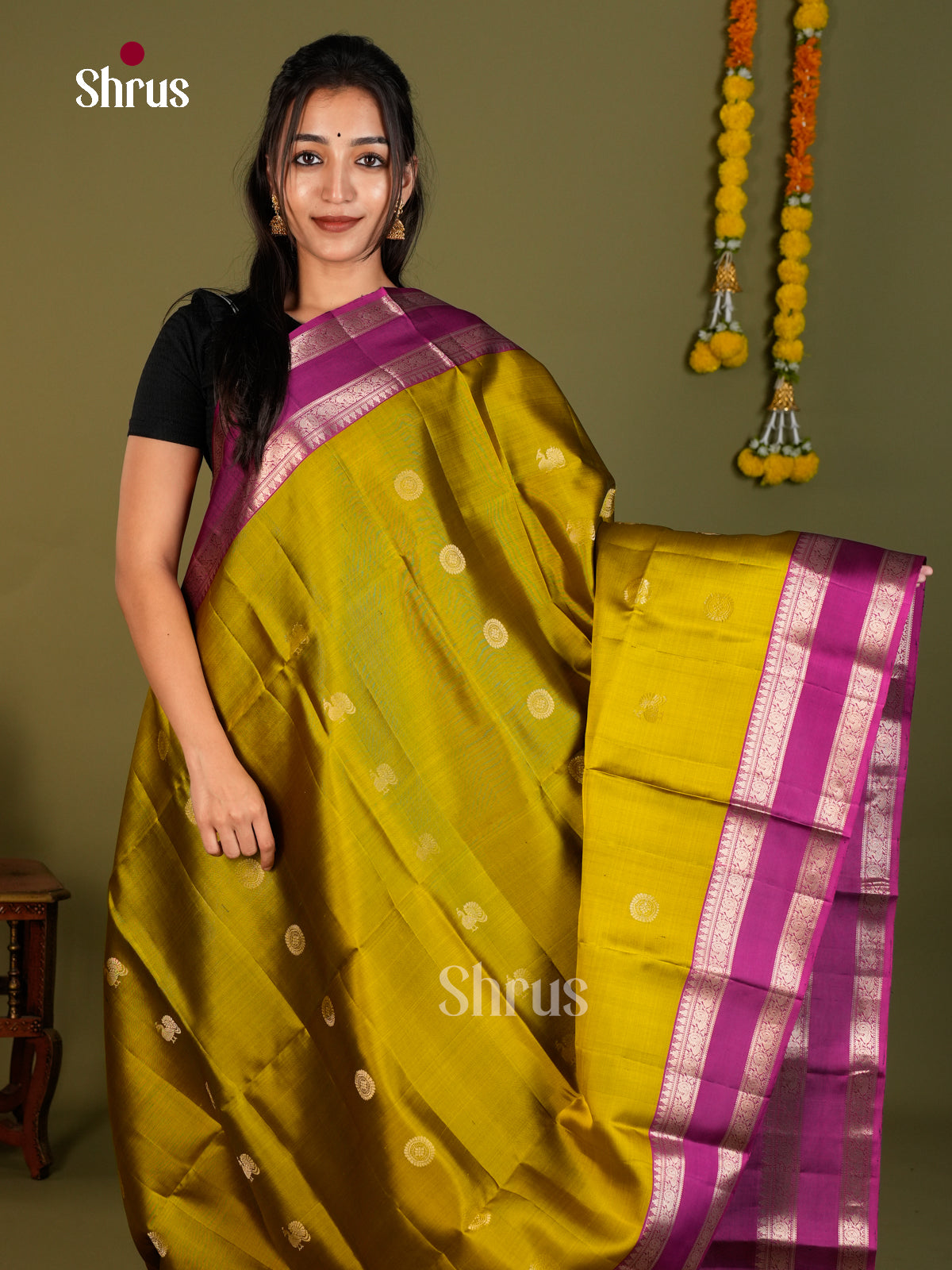 Soft Silk Saree - EDS04366 - Shop on Shrus.com