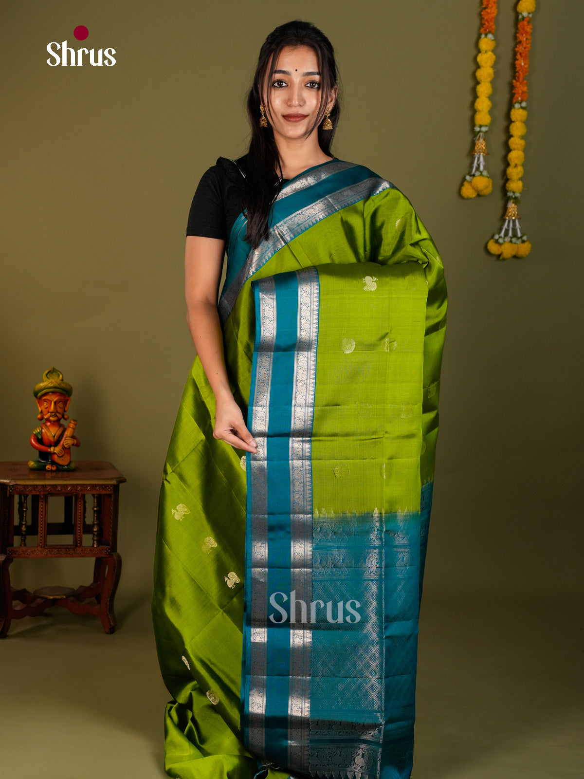 Soft Silk Saree - EDS04368 - Shop on Shrus.com