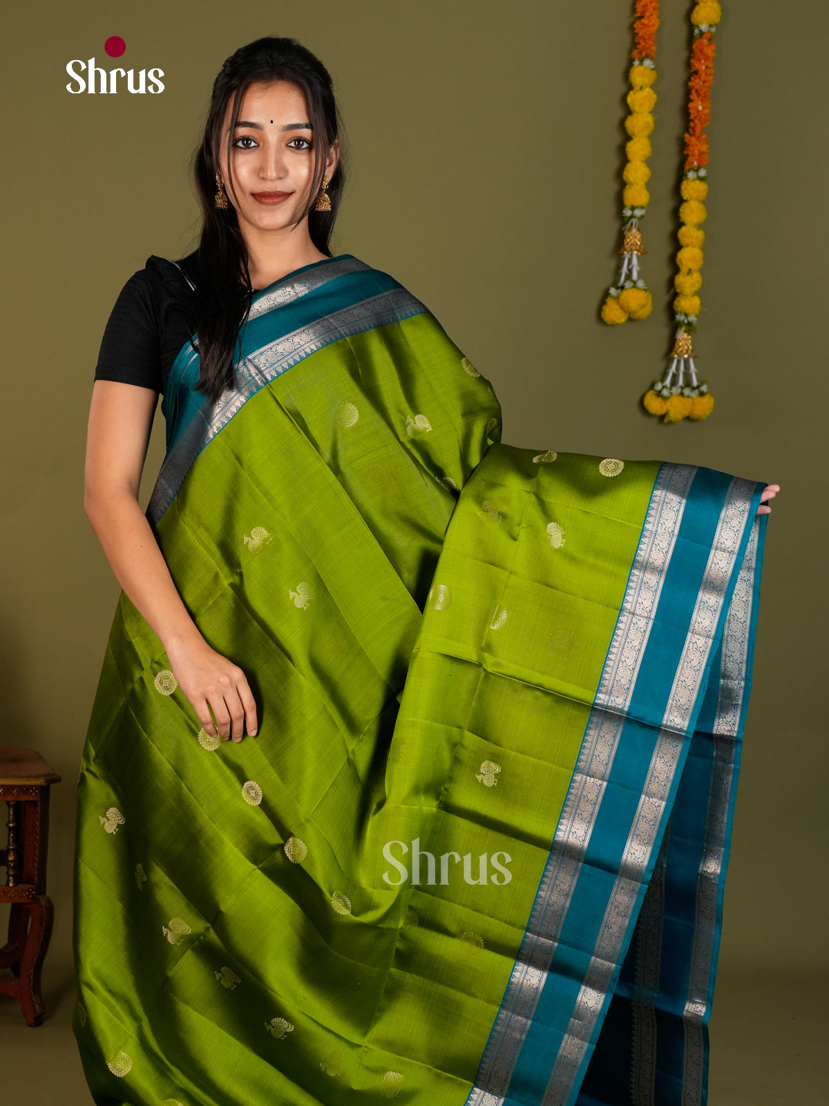 Soft Silk Saree - EDS04368 - Shop on Shrus.com