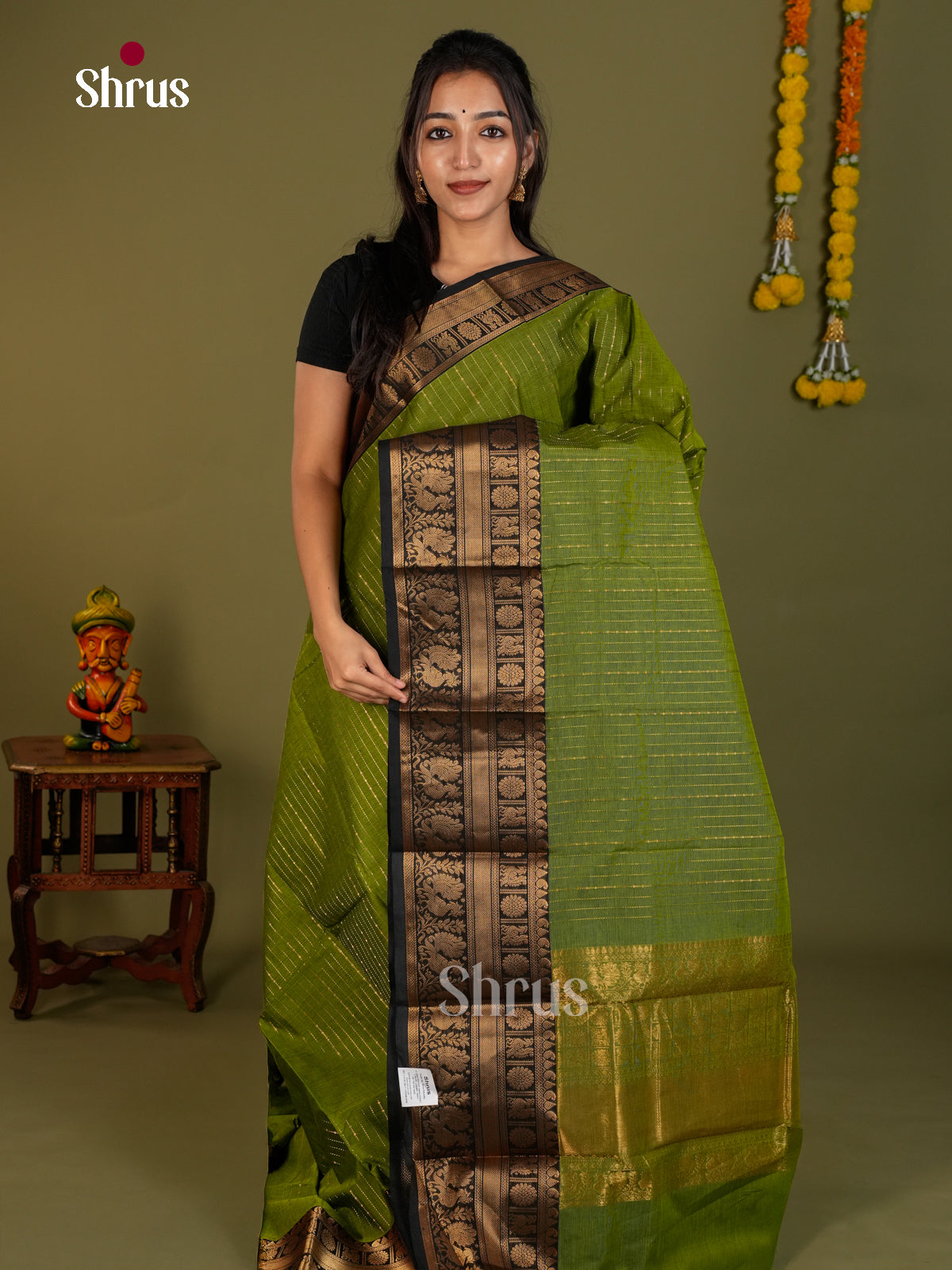 Chettinad Cotton Saree - EDS06062 - Shop on Shrus.com