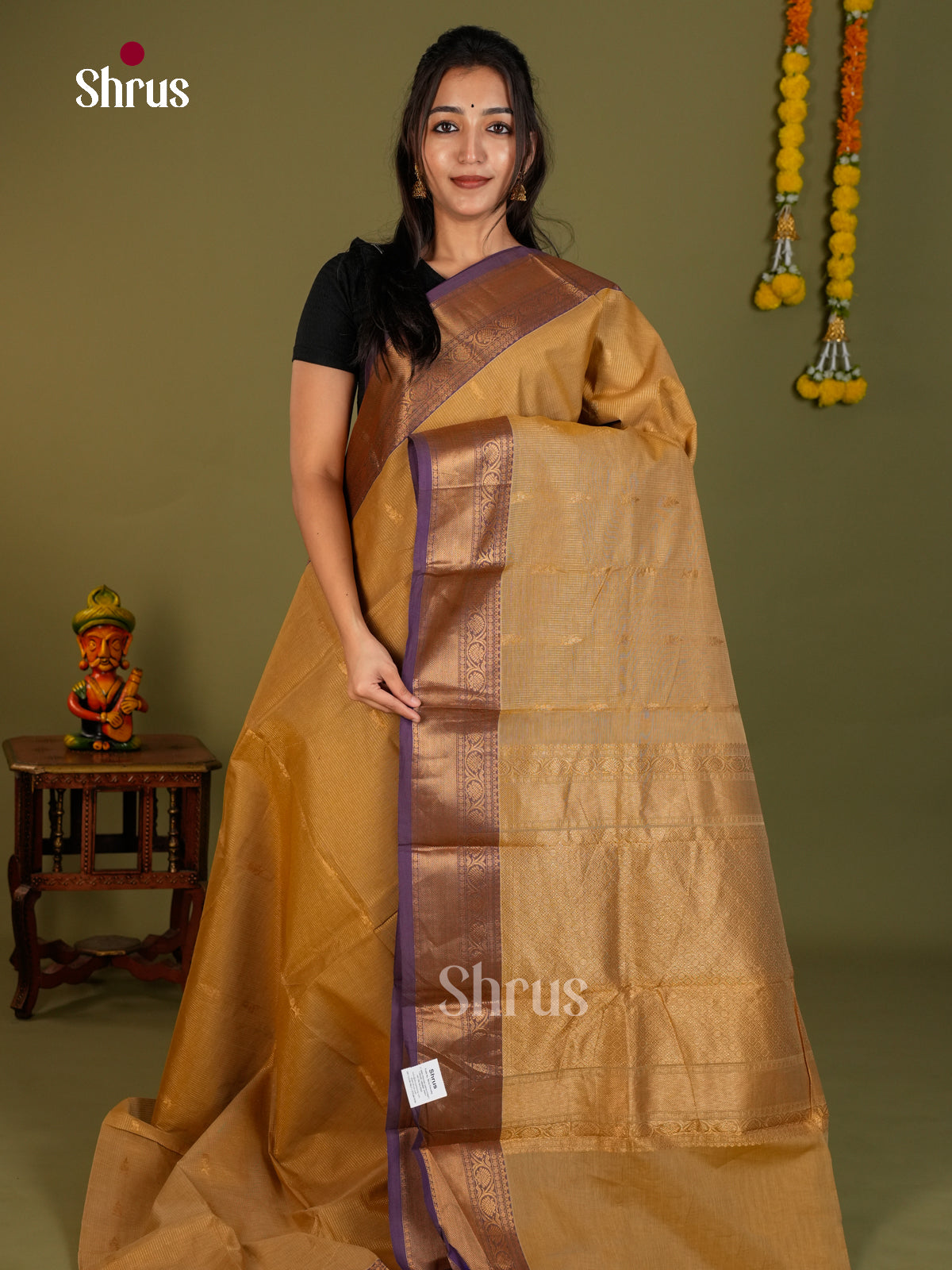 Chettinad Cotton Saree - EDS06085 - Shop on Shrus.com