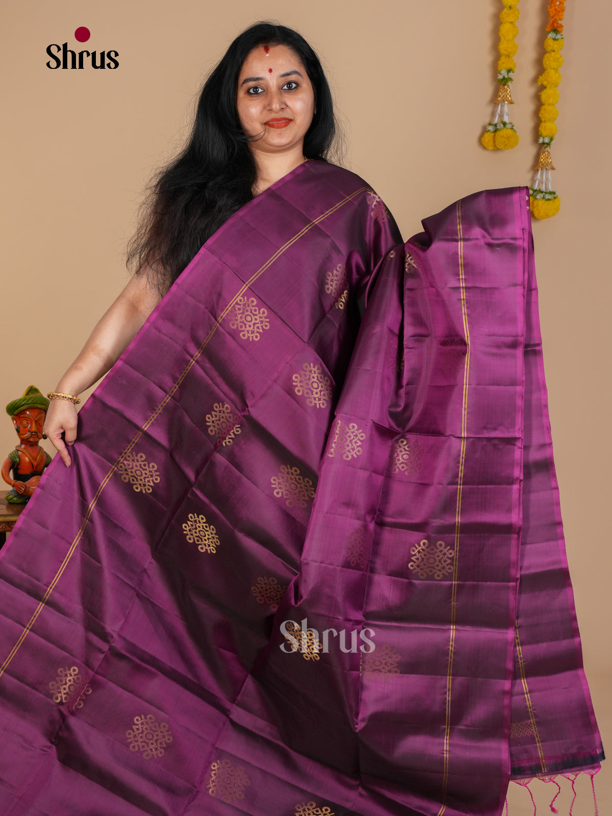 Soft Silk Saree - EDS07006 - Shop on Shrus.com