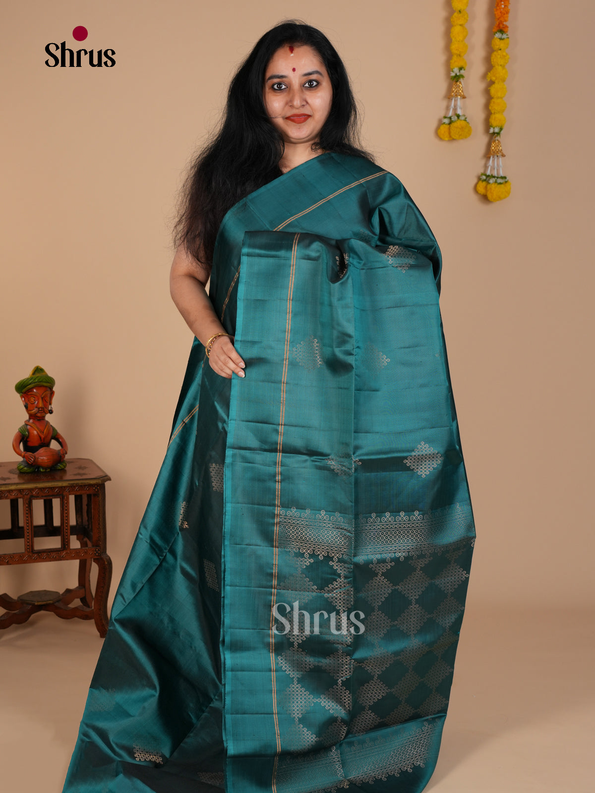 Soft Silk Saree - EDS07007 - Shop on Shrus.com