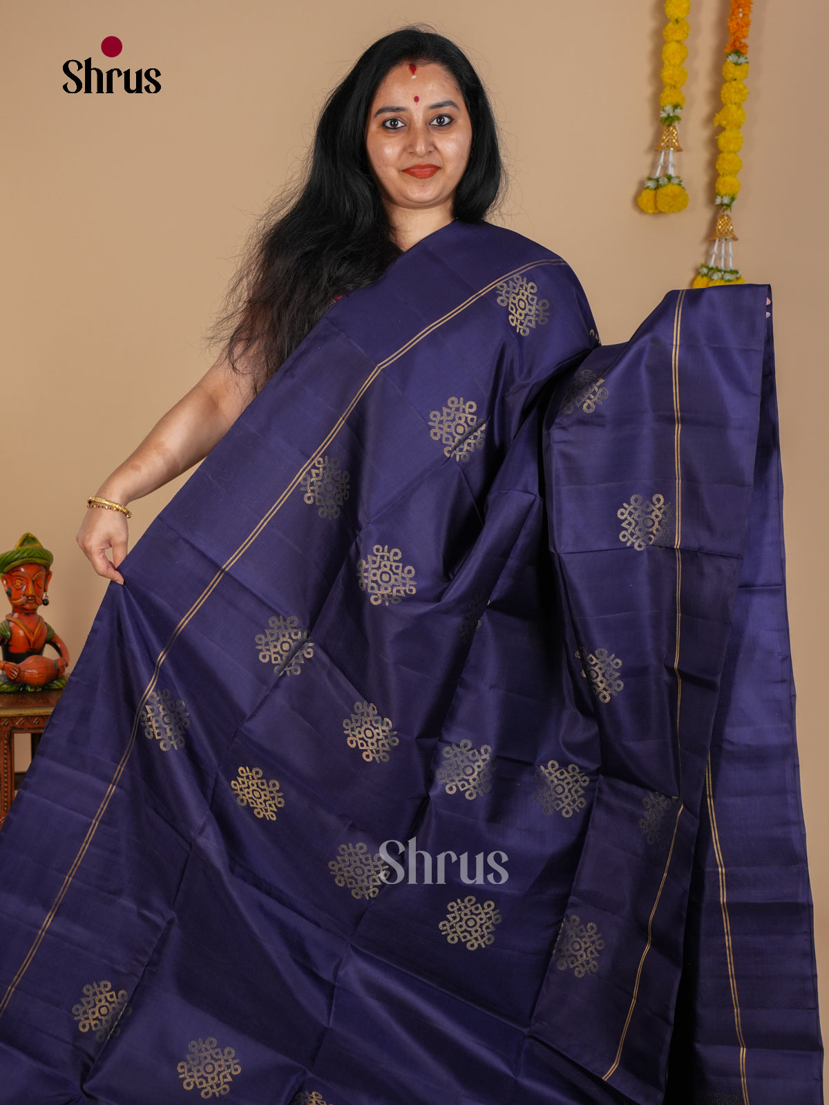 Soft Silk Saree - EDS07008 - Shop on Shrus.com
