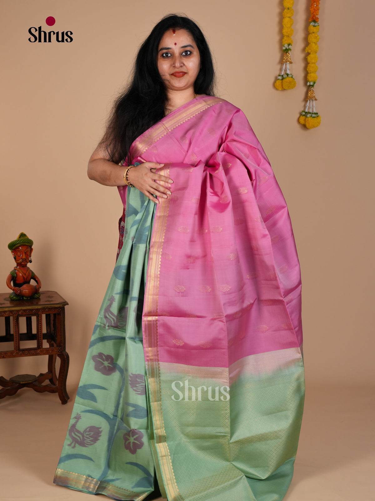Soft Silk Saree - EDS07009 - Shop on Shrus.com