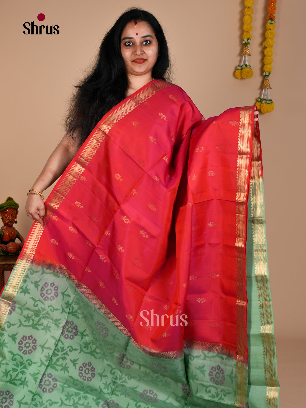 Soft Silk Saree - EDS07010 - Shop on Shrus.com