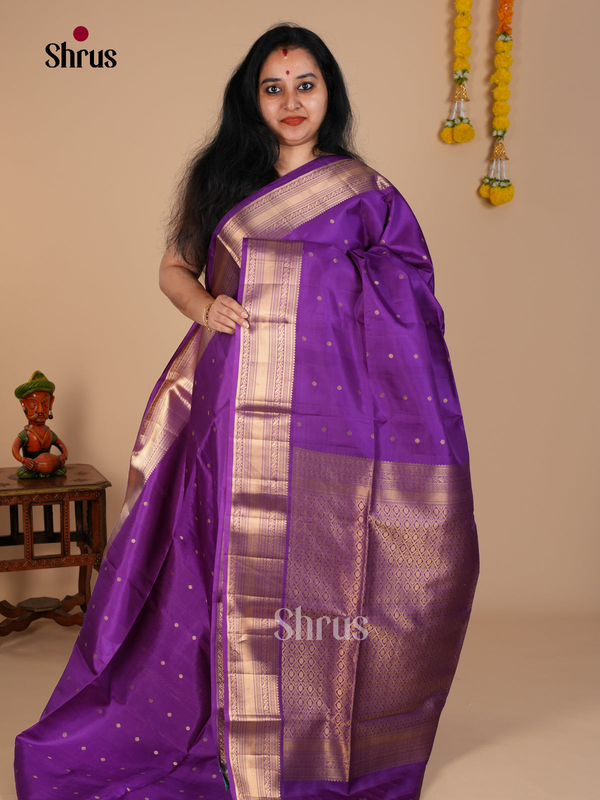 Soft Silk Saree - EDS07012 - Shop on Shrus.com