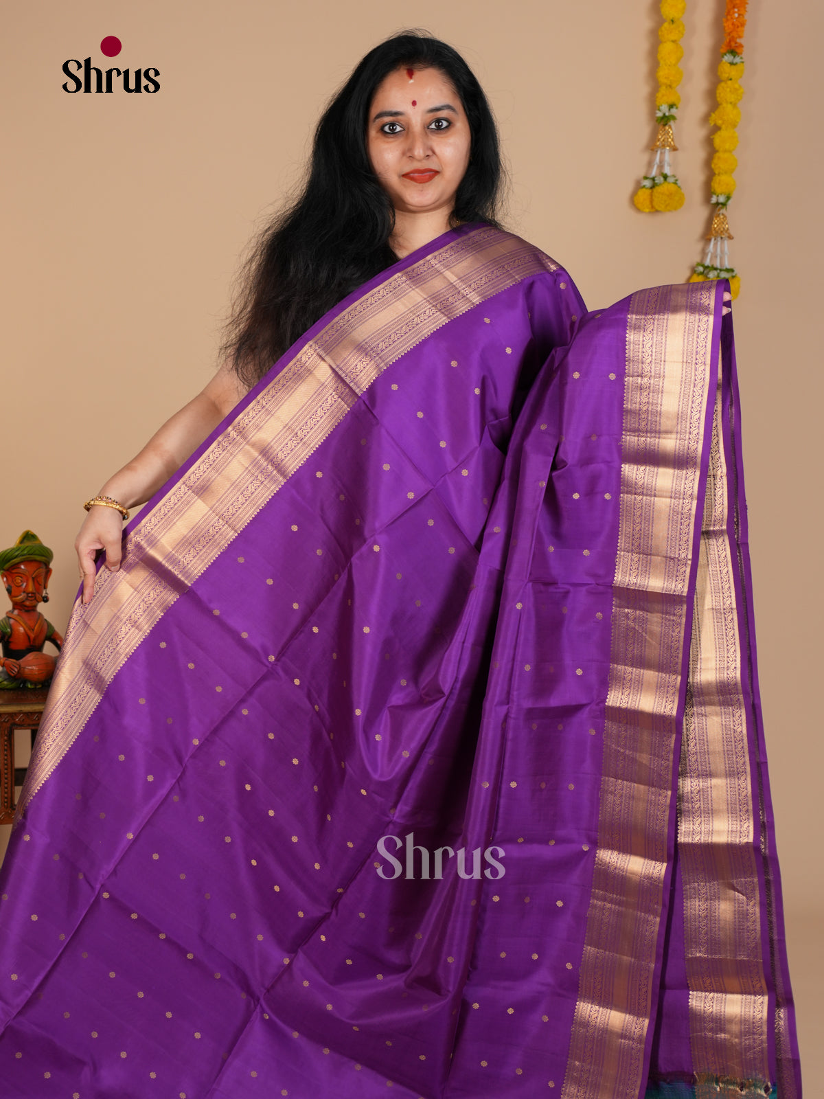 Soft Silk Saree - EDS07012 - Shop on Shrus.com