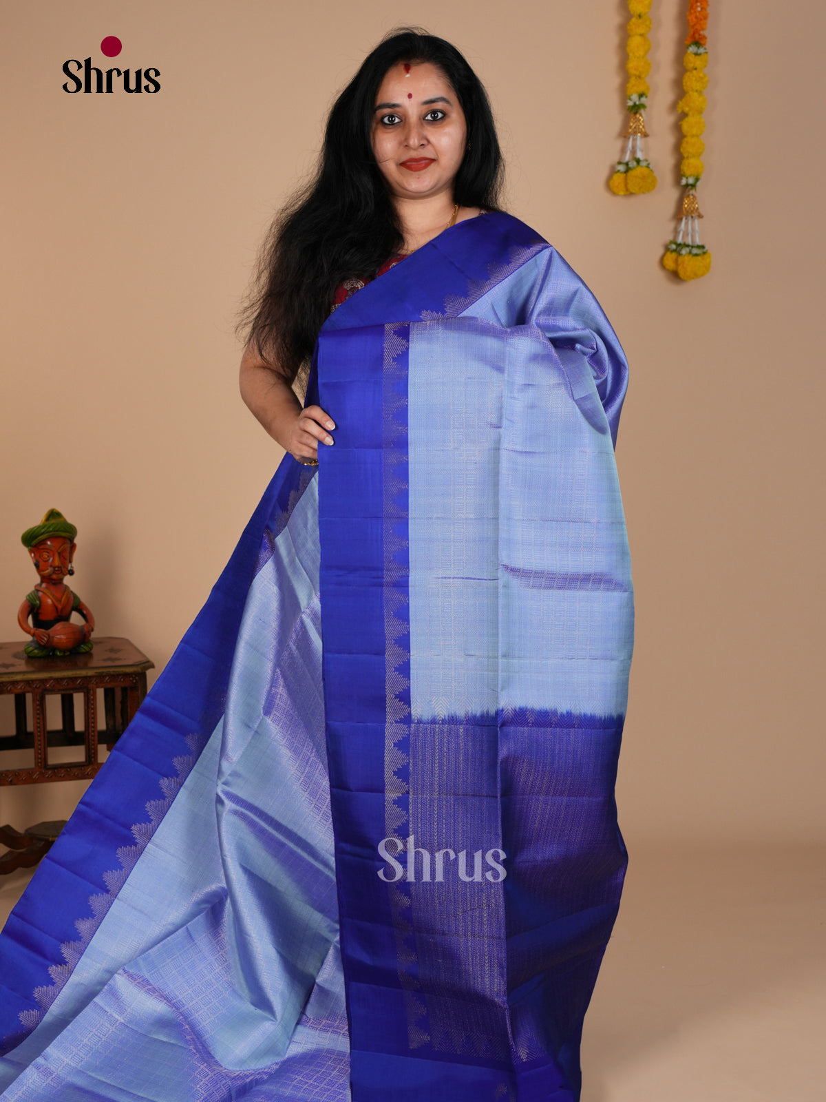 Soft Silk Saree - EDS08005 - Shop on Shrus.com