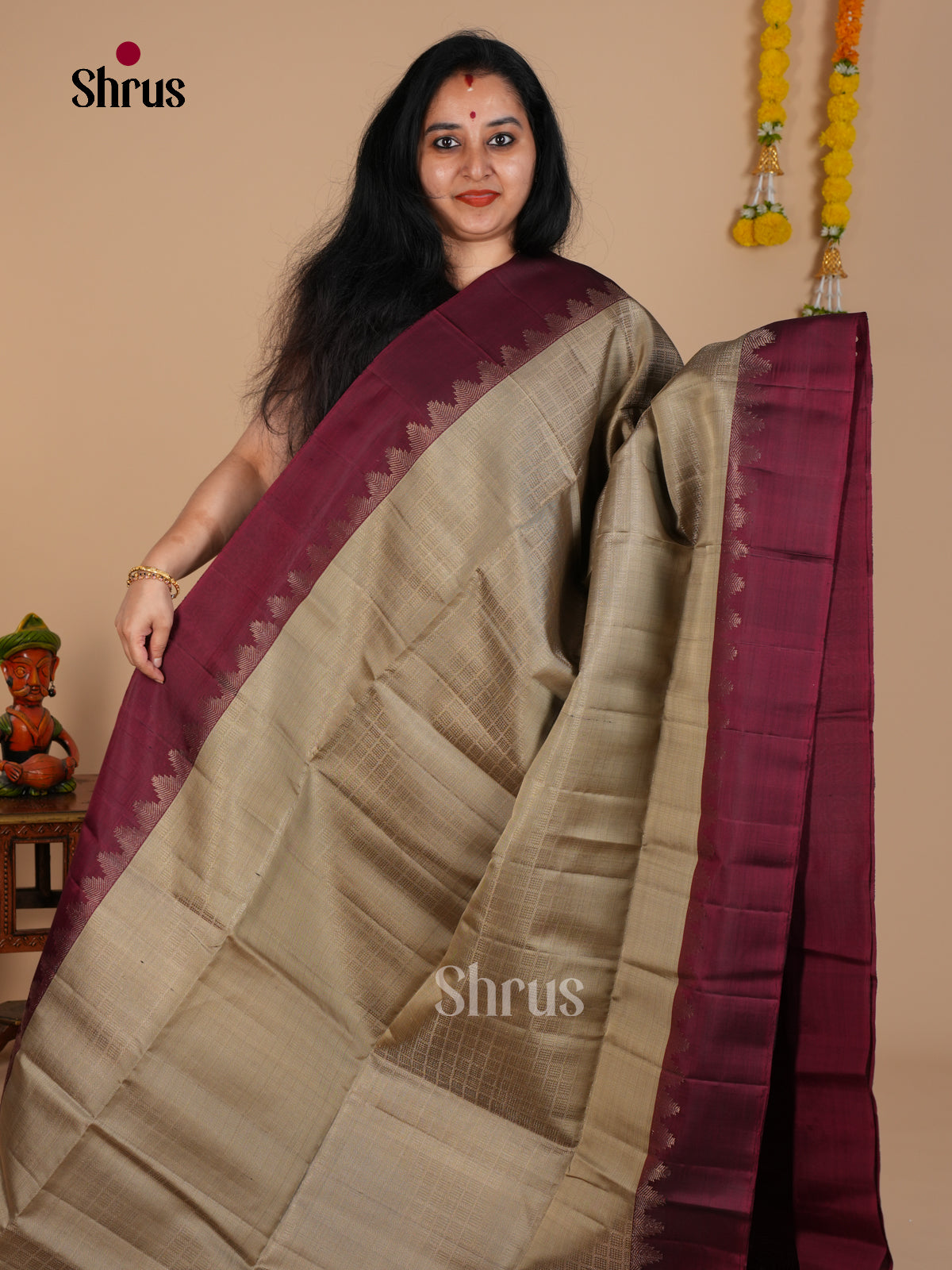 Soft Silk Saree - EDS08006 - Shop on Shrus.com