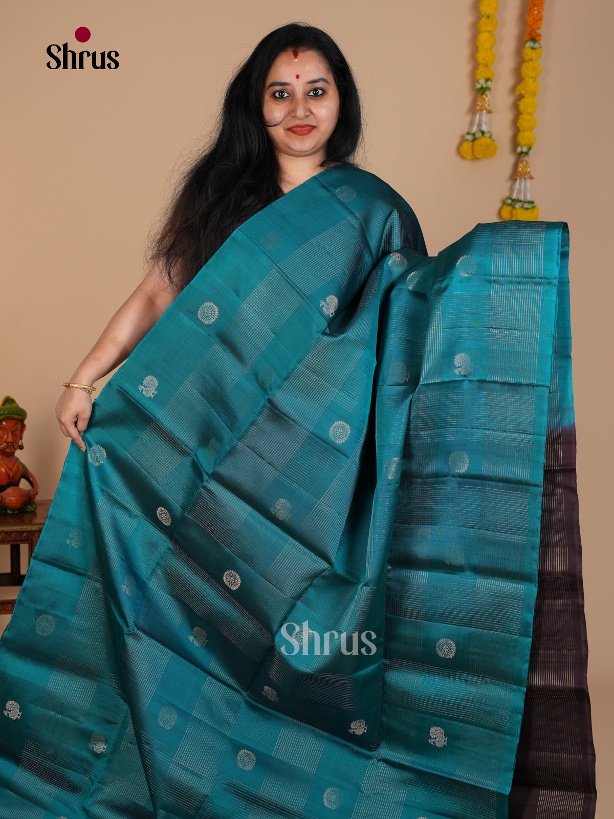 Soft Silk Saree - EDS08019 - Shop on Shrus.com