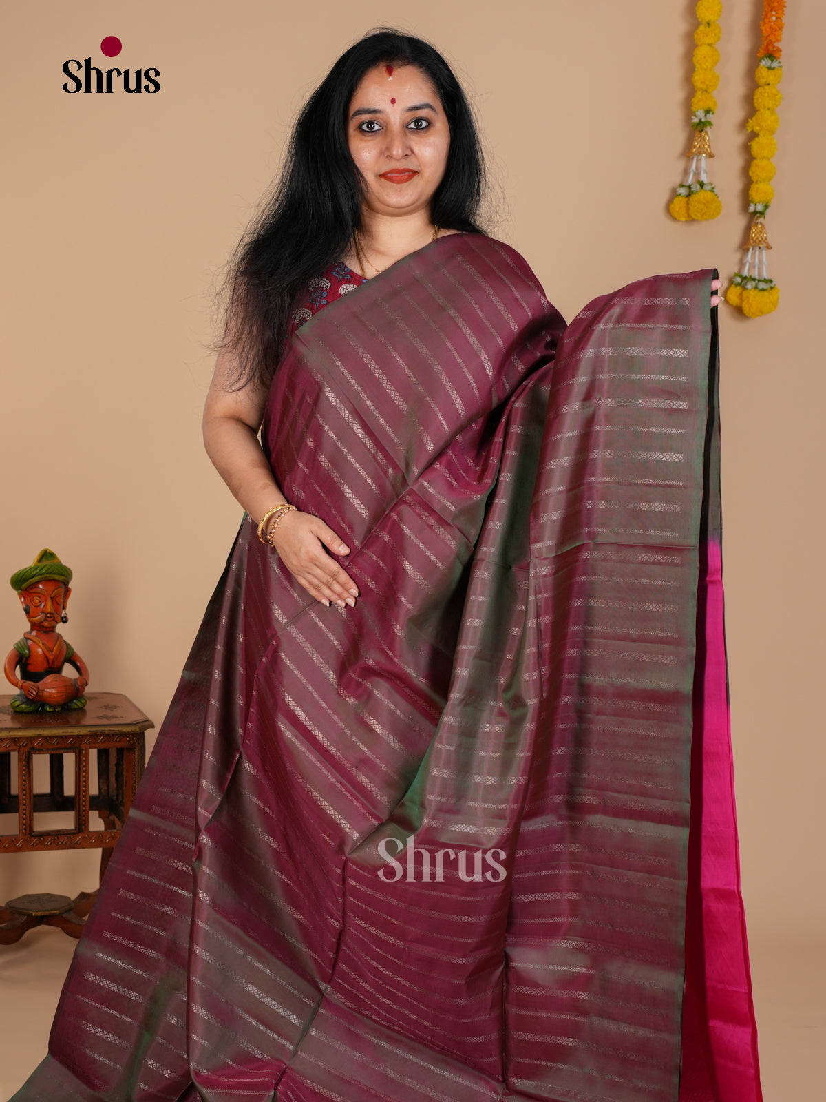 Softsilk-halfpure Saree - EDS08026 - Shop on Shrus.com