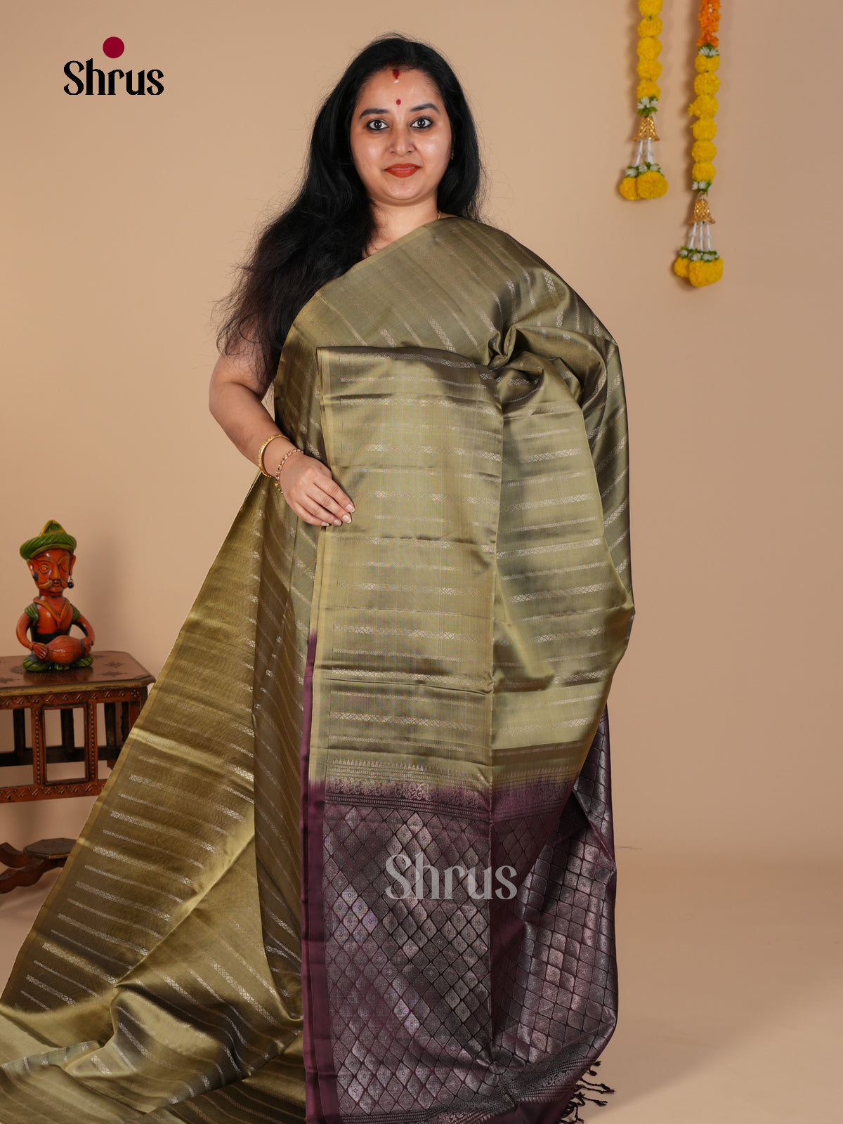 Softsilk-halfpure Saree - EDS08027 - Shop on Shrus.com