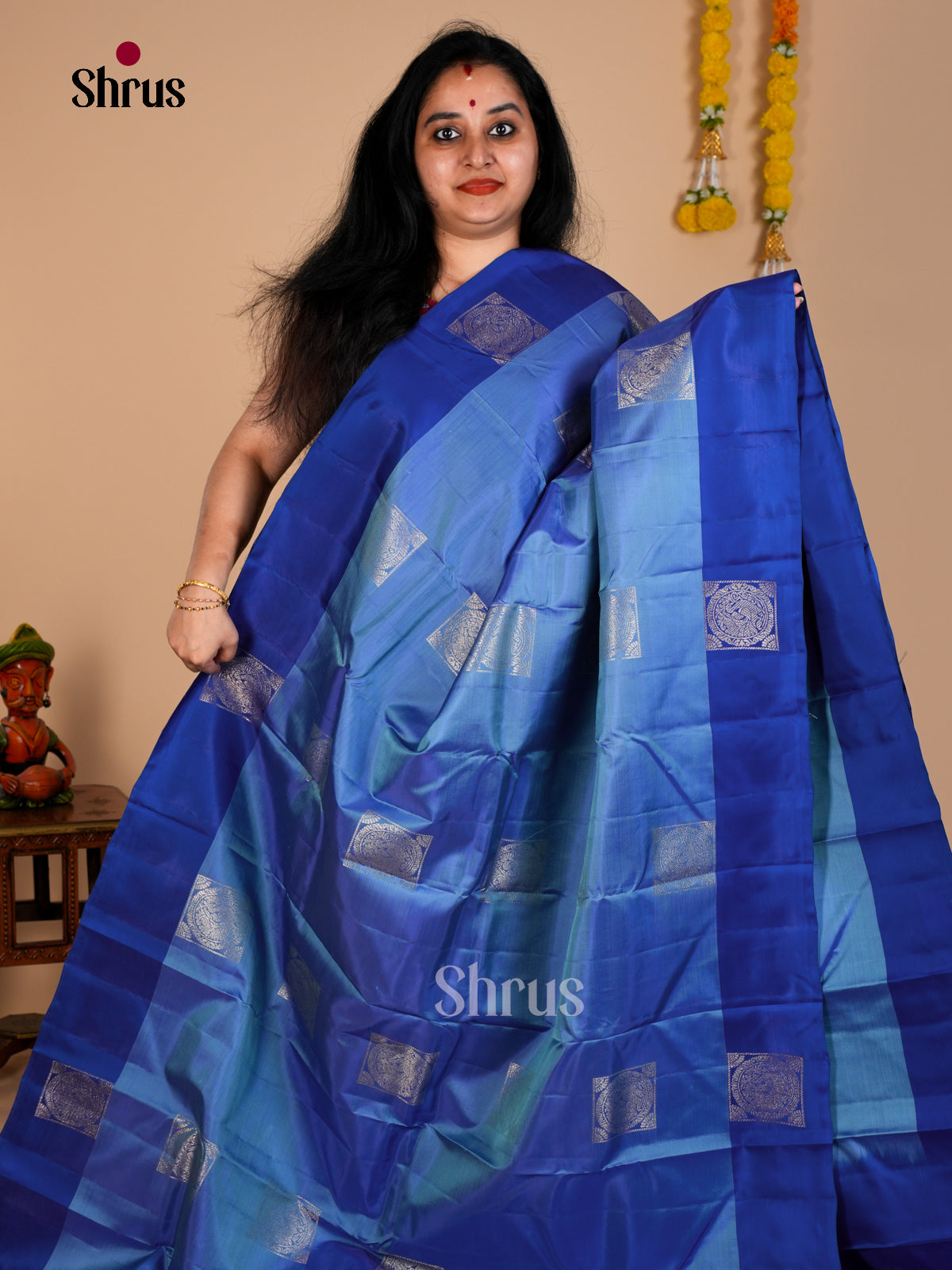 Softsilk-halfpure Saree - EDS08032 - Shop on Shrus.com