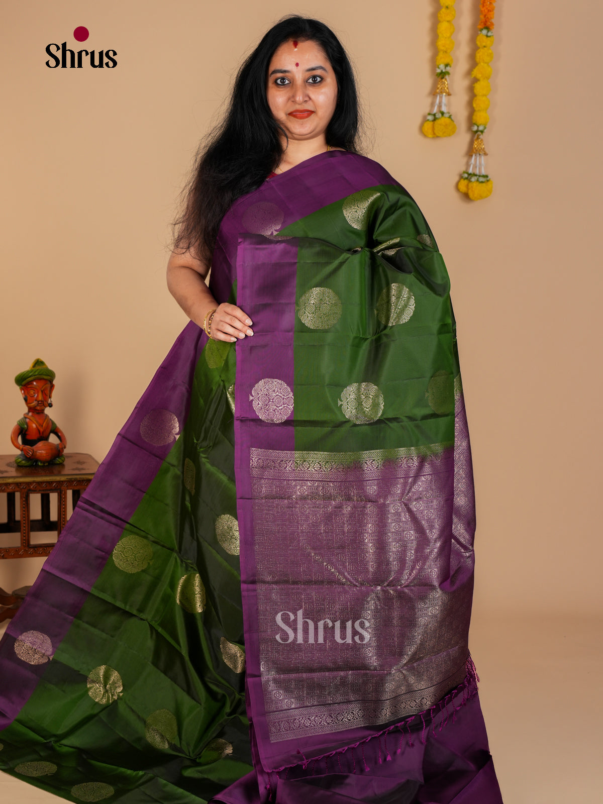 Softsilk-halfpure Saree - EDS08033 - Shop on Shrus.com
