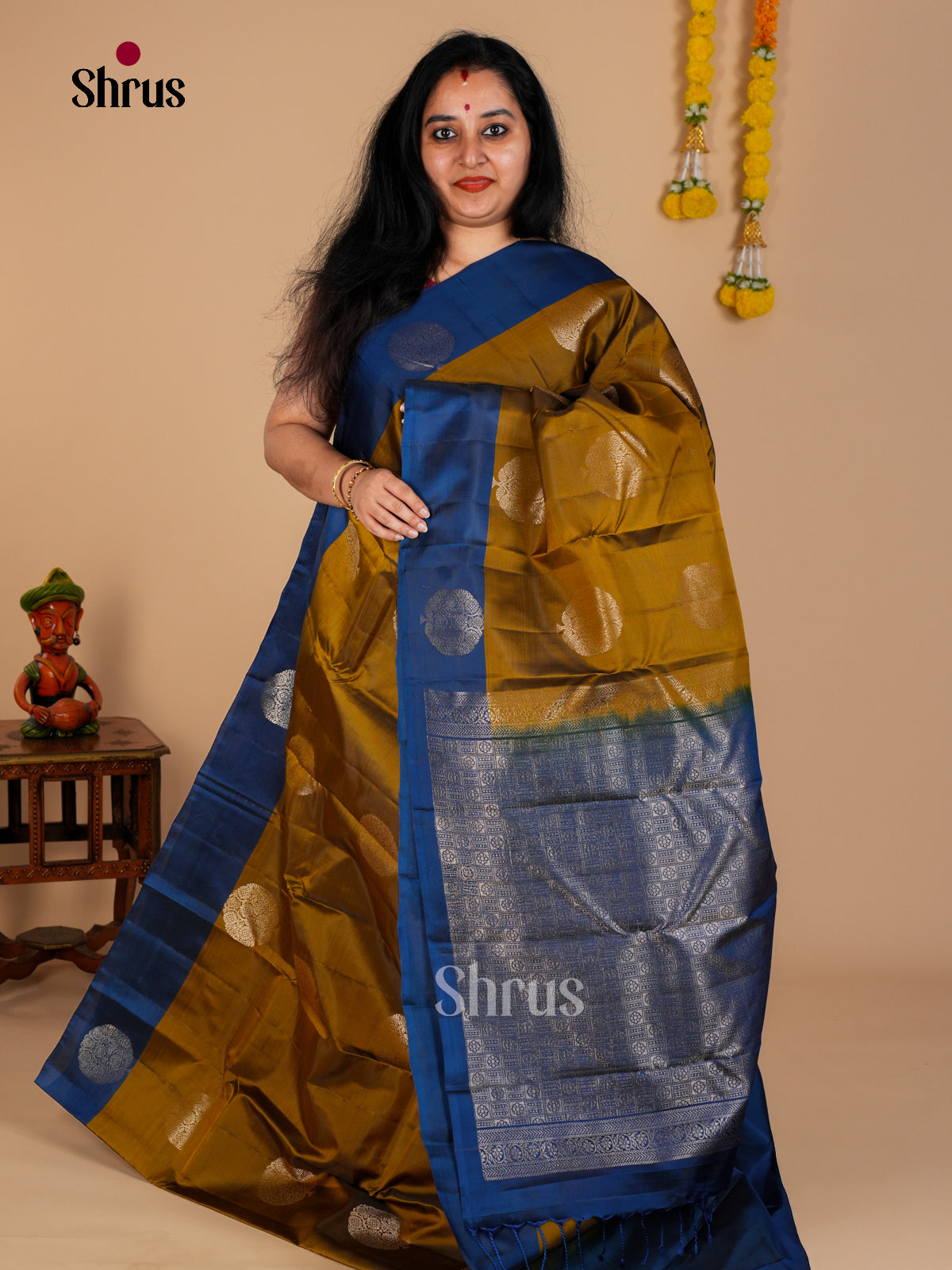 Softsilk-halfpure Saree - EDS08034 - Shop on Shrus.com
