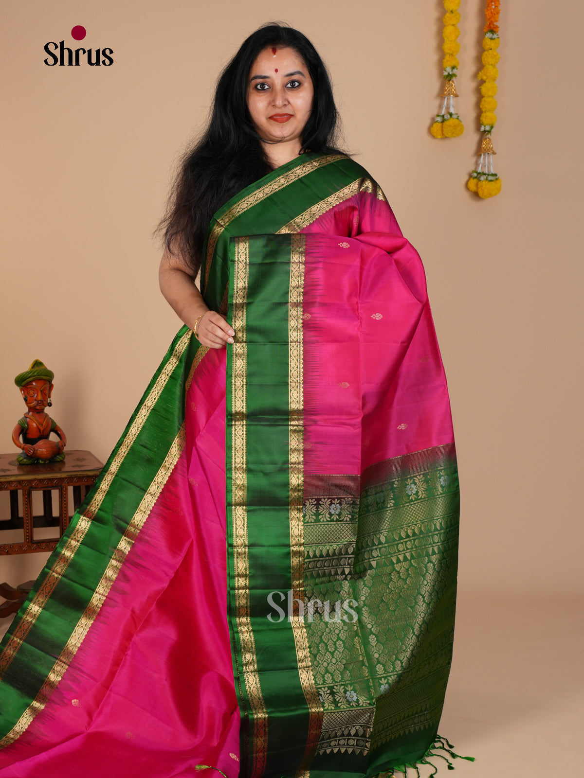 Soft Silk Saree - EDS08040 - Shop on Shrus.com