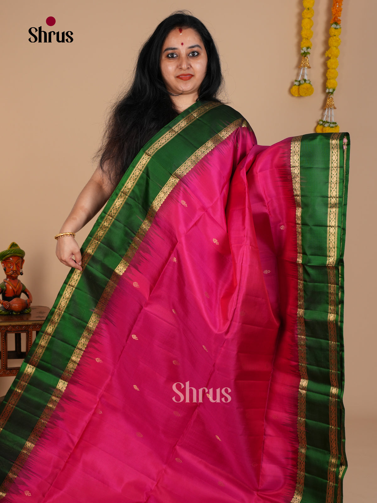 Soft Silk Saree - EDS08040 - Shop on Shrus.com
