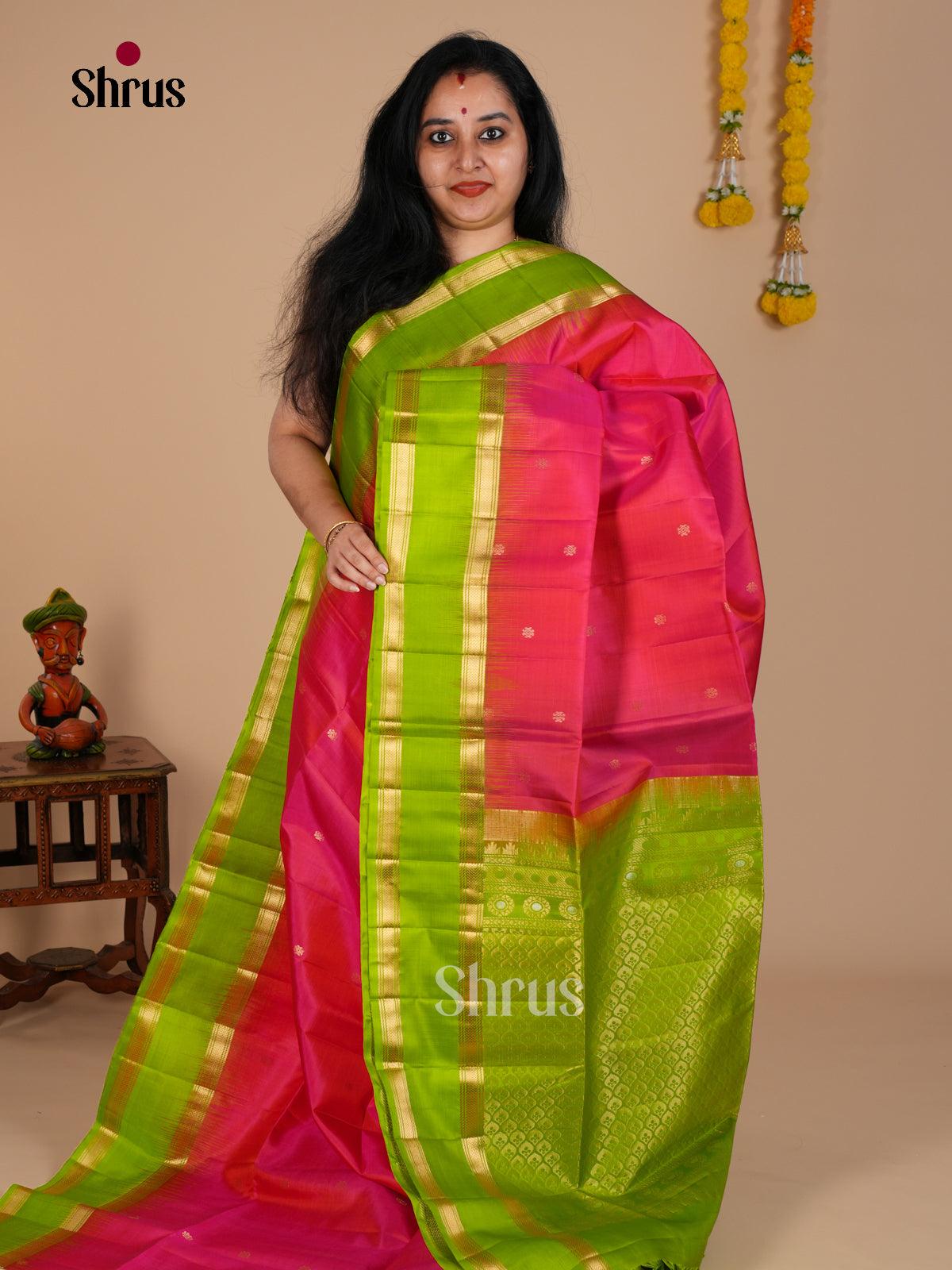 Soft Silk Saree - EDS08041 - Shop on Shrus.com