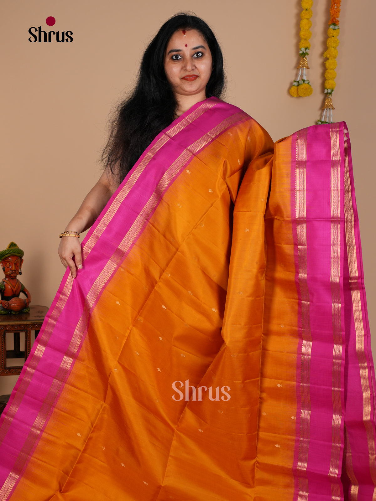 Soft Silk Saree - EDS08042 - Shop on Shrus.com