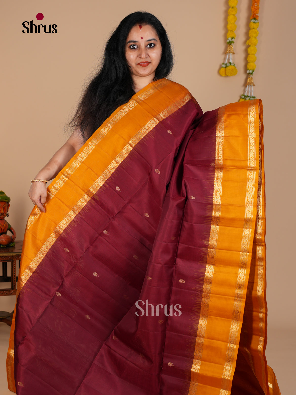 Soft Silk Saree - EDS08044 - Shop on Shrus.com