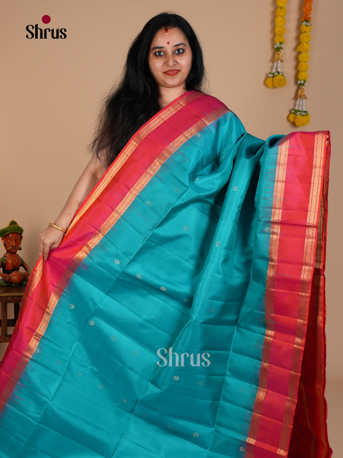 Soft Silk Saree - EDS08046 - Shop on Shrus.com