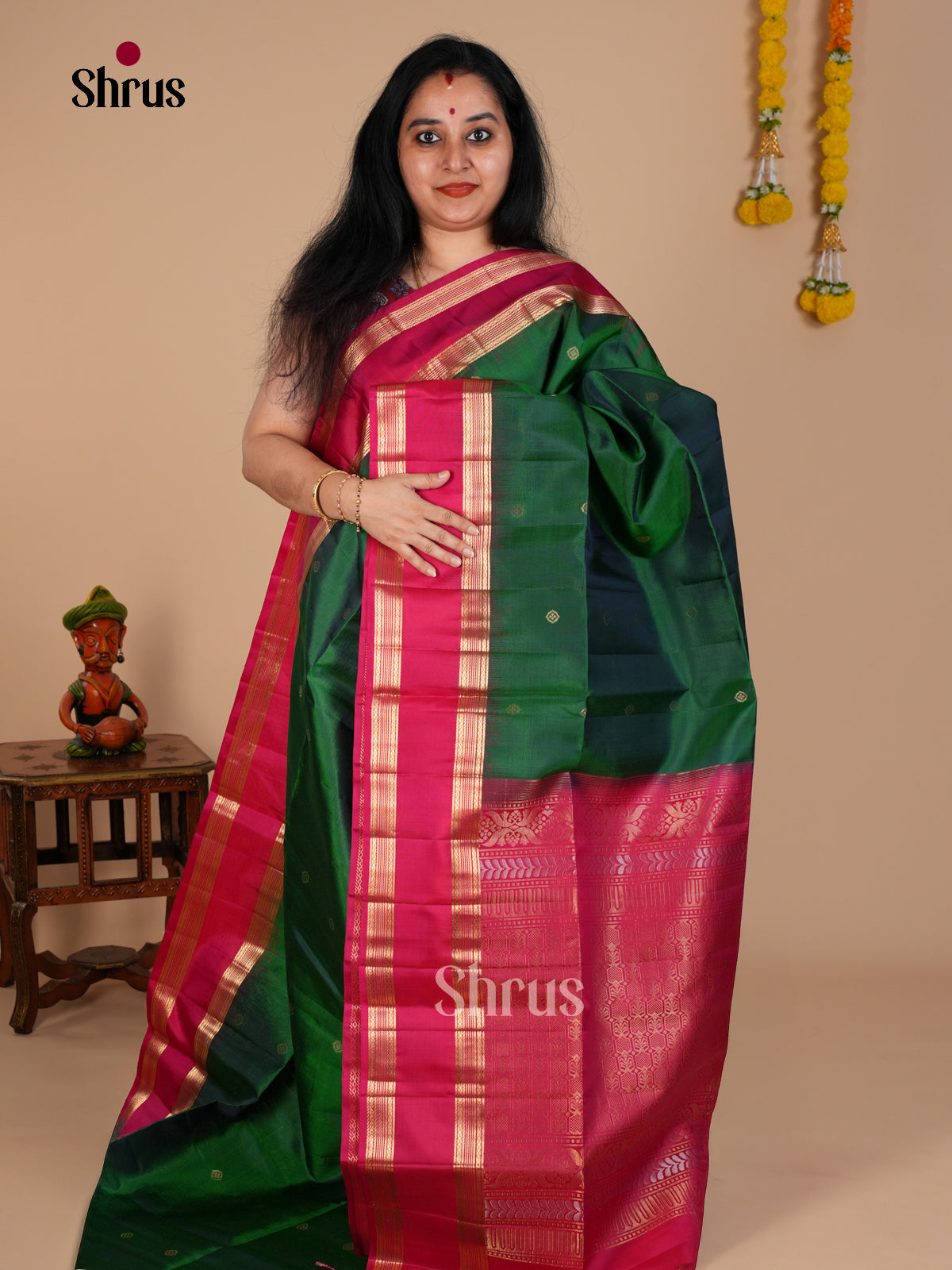 Soft Silk Saree - EDS08051 - Shop on Shrus.com