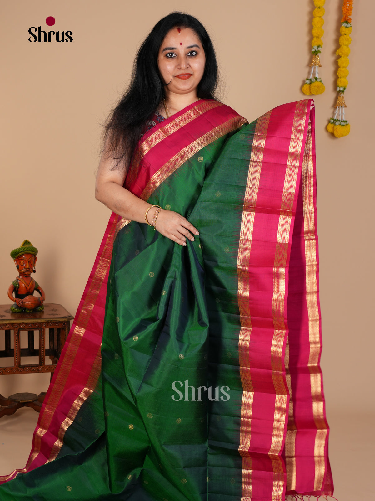 Soft Silk Saree - EDS08051 - Shop on Shrus.com