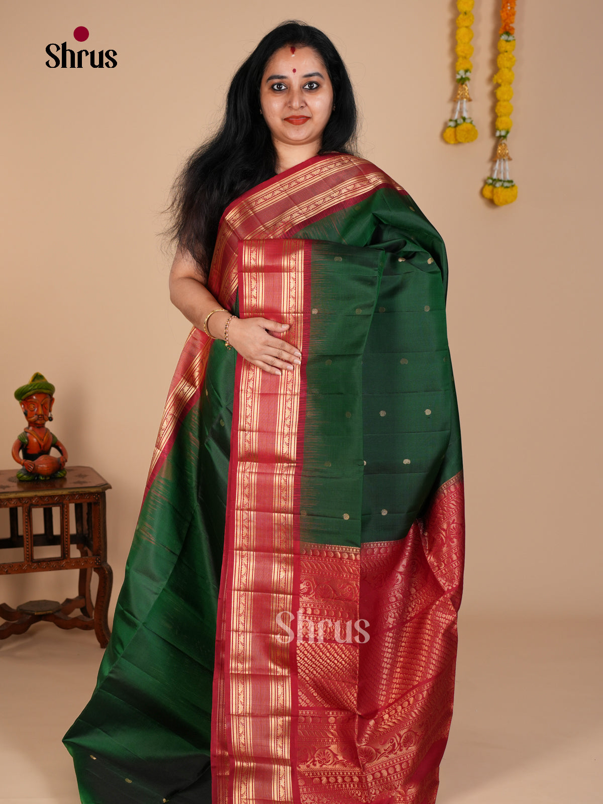 Soft Silk Saree - EDS08056 - Shop on Shrus.com