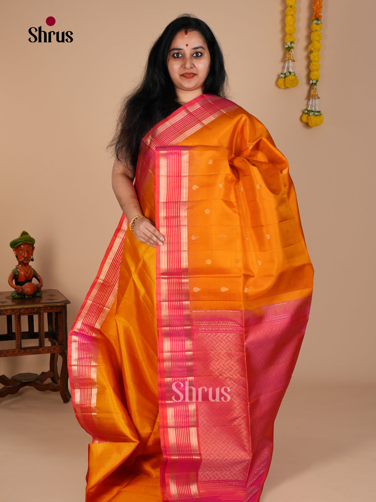 Soft Silk Saree - EDS08057 - Shop on Shrus.com