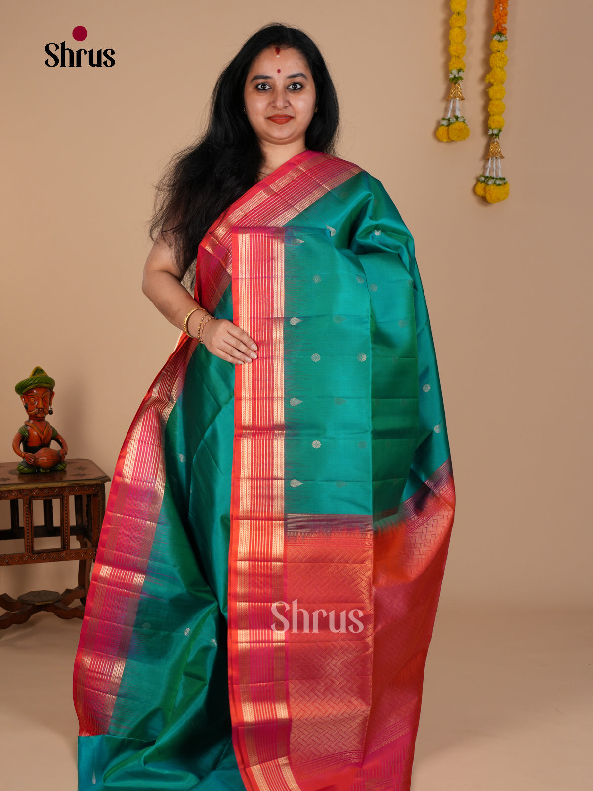 Soft Silk Saree - EDS08058 - Shop on Shrus.com