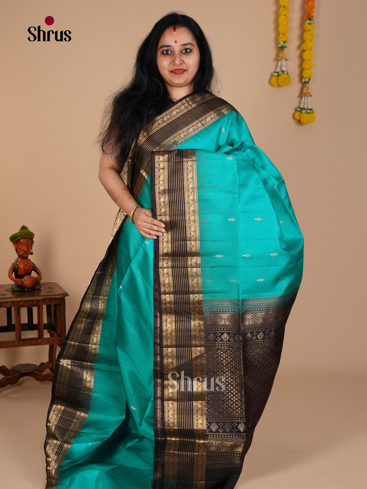 Soft Silk Saree - EDS08061 - Shop on Shrus.com