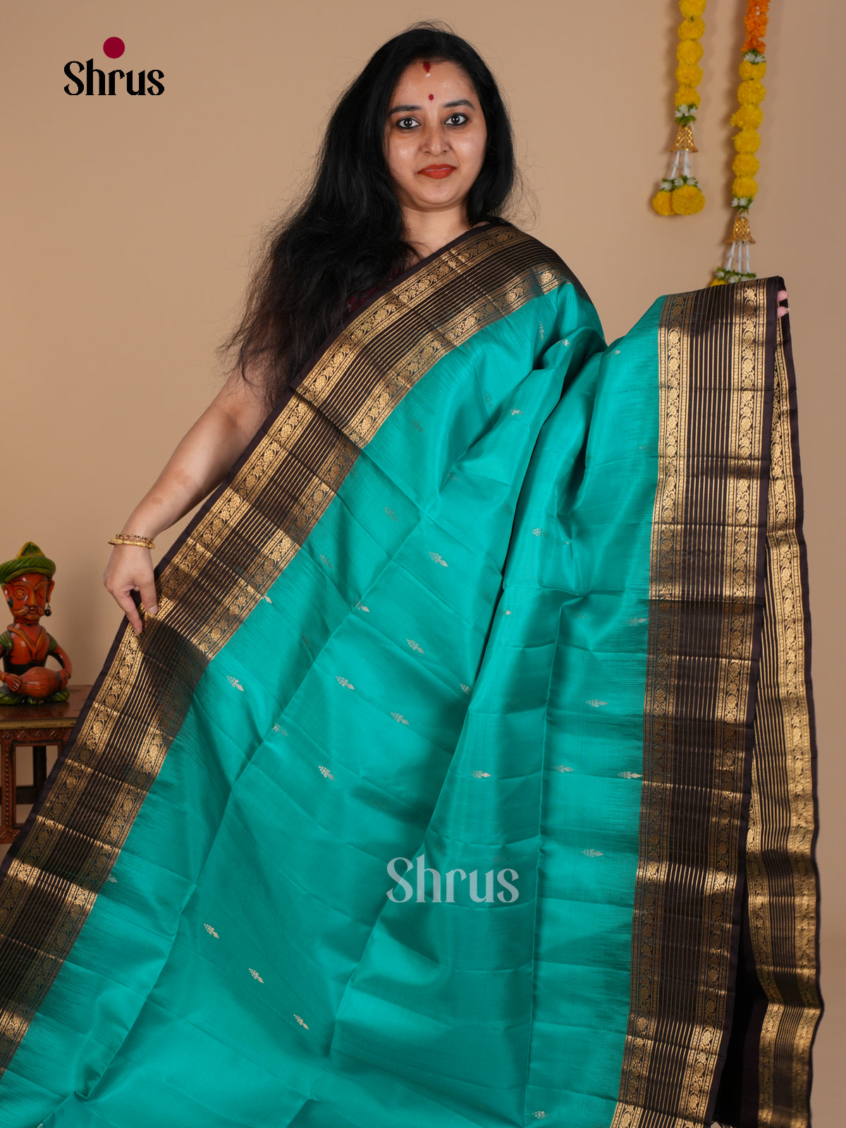 Soft Silk Saree - EDS08061 - Shop on Shrus.com