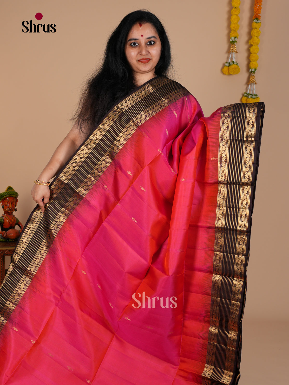Soft Silk Saree - EDS08064 - Shop on Shrus.com