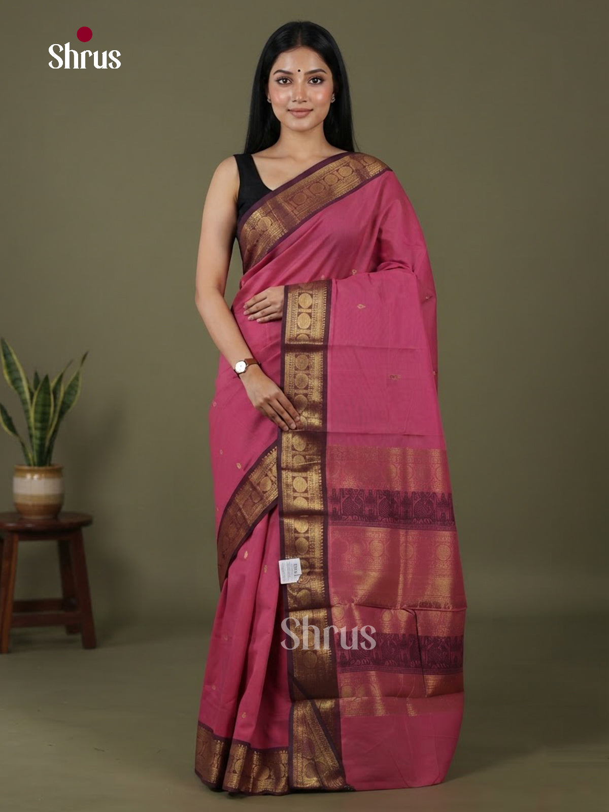 Chettinad Cotton Saree - EDS10030 - Shop on Shrus.com