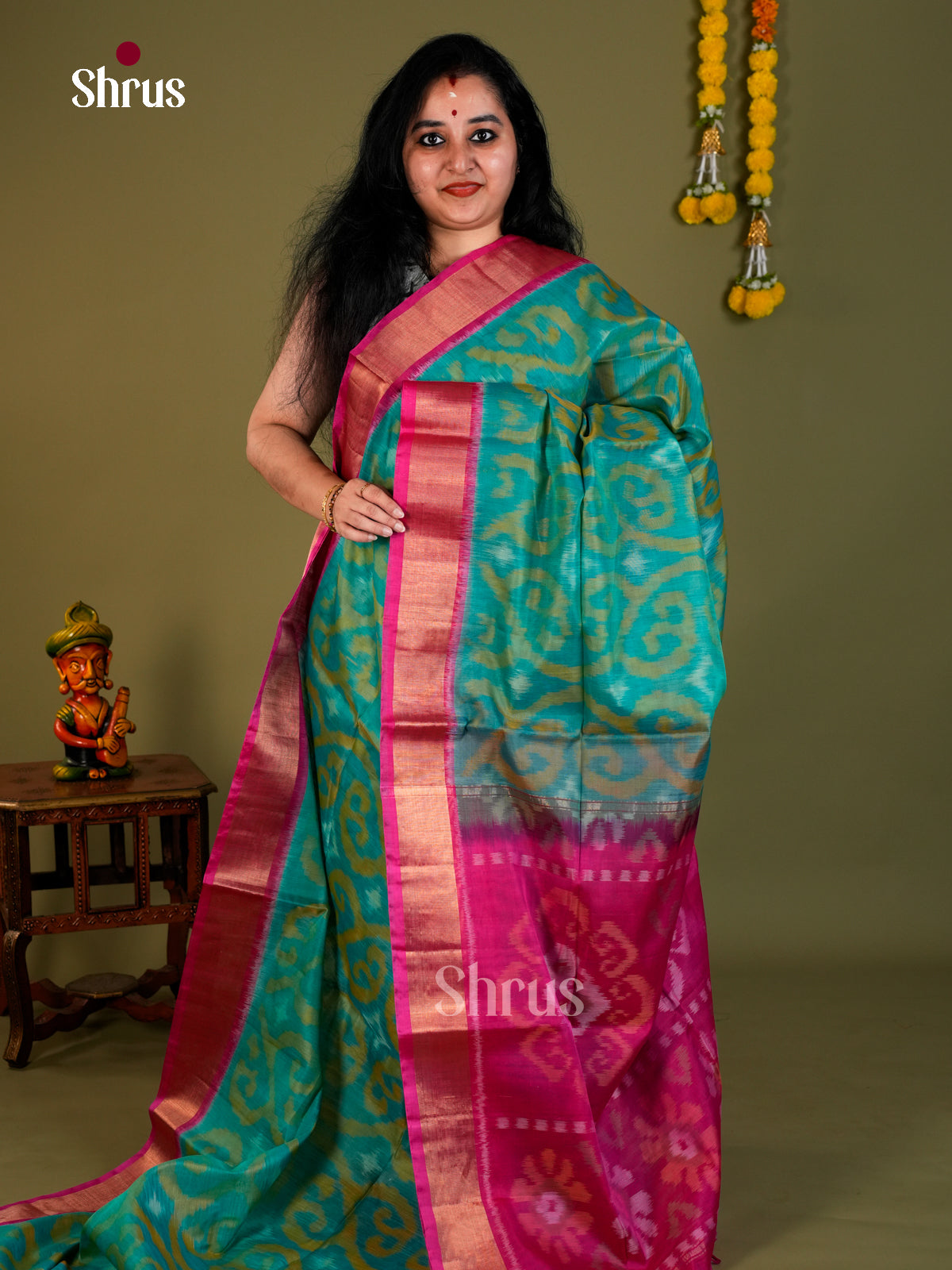 Pochampally sico Saree - EDS11253 - Shop on Shrus.com