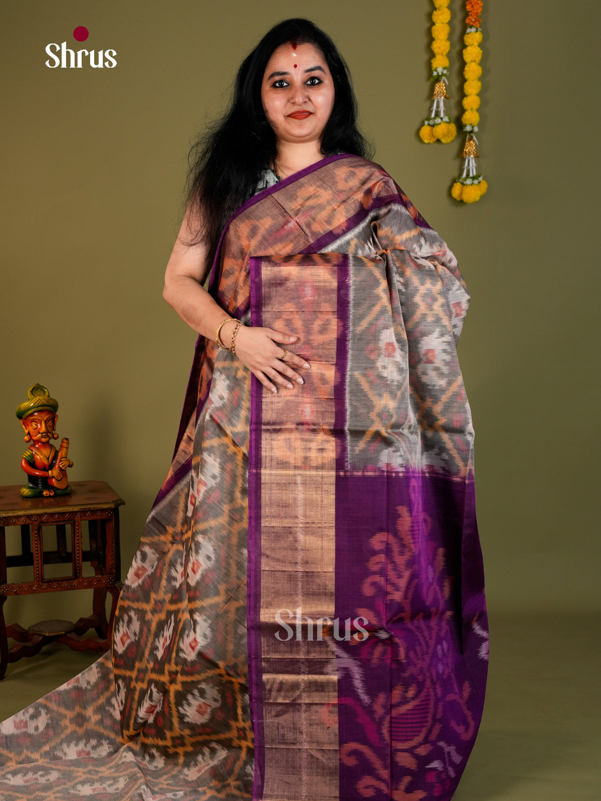 Pochampally sico Saree - EDS11270 - Shop on Shrus.com