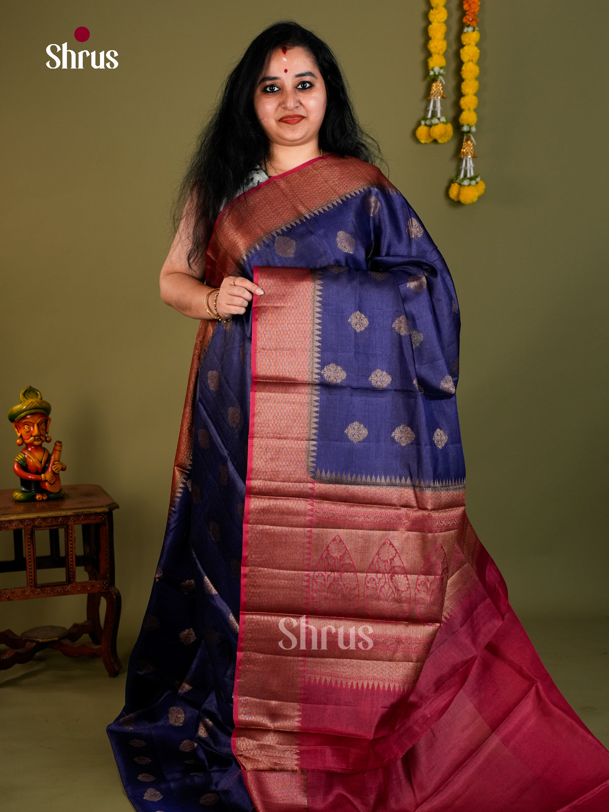 Tussar Saree - EDS18003 - Shop on Shrus.com