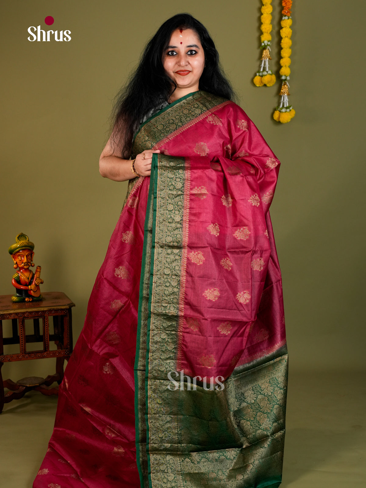 Tussar Saree - EDS18007 - Shop on Shrus.com
