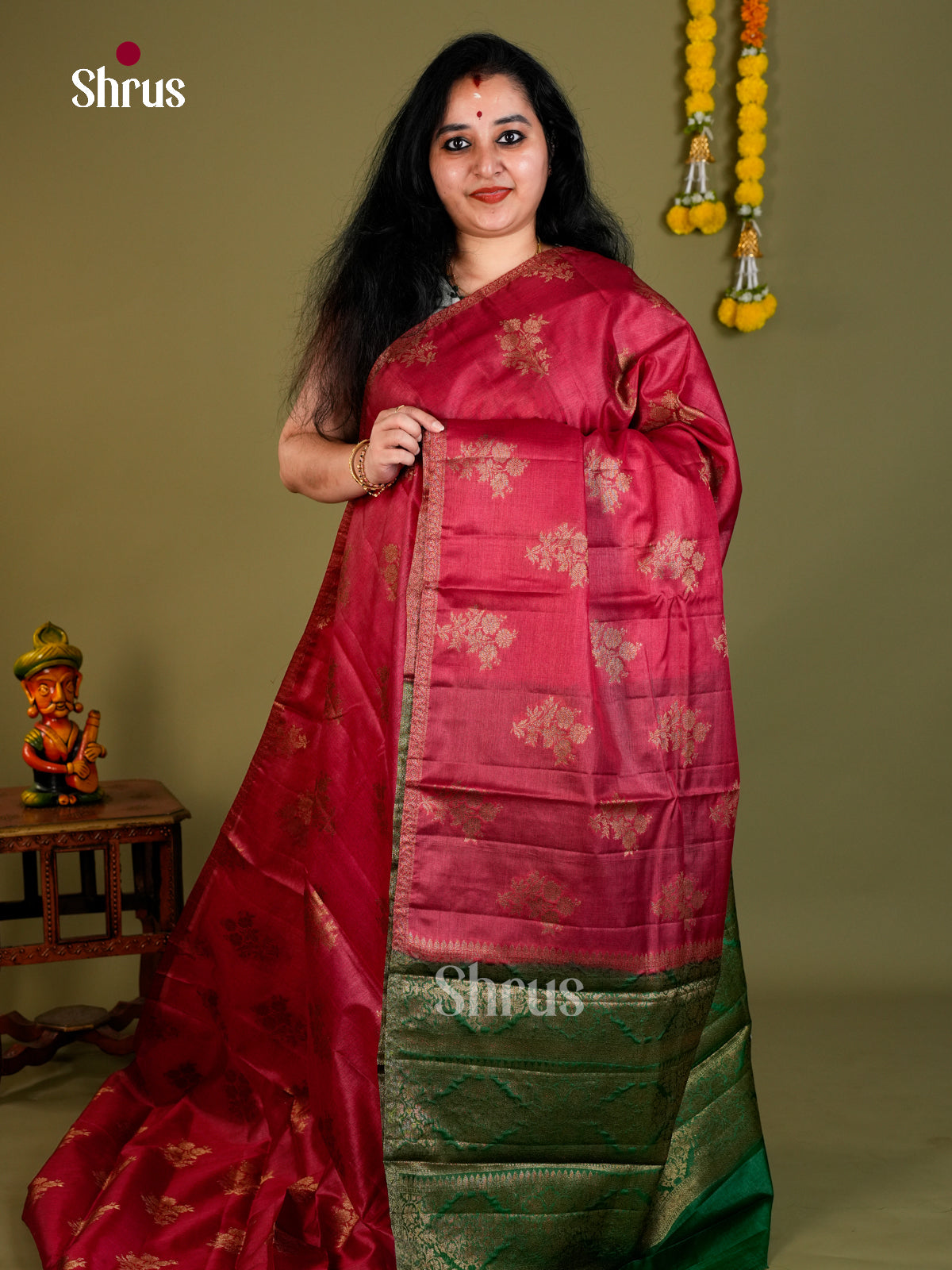 Tussar Saree - EDS18009 - Shop on Shrus.com