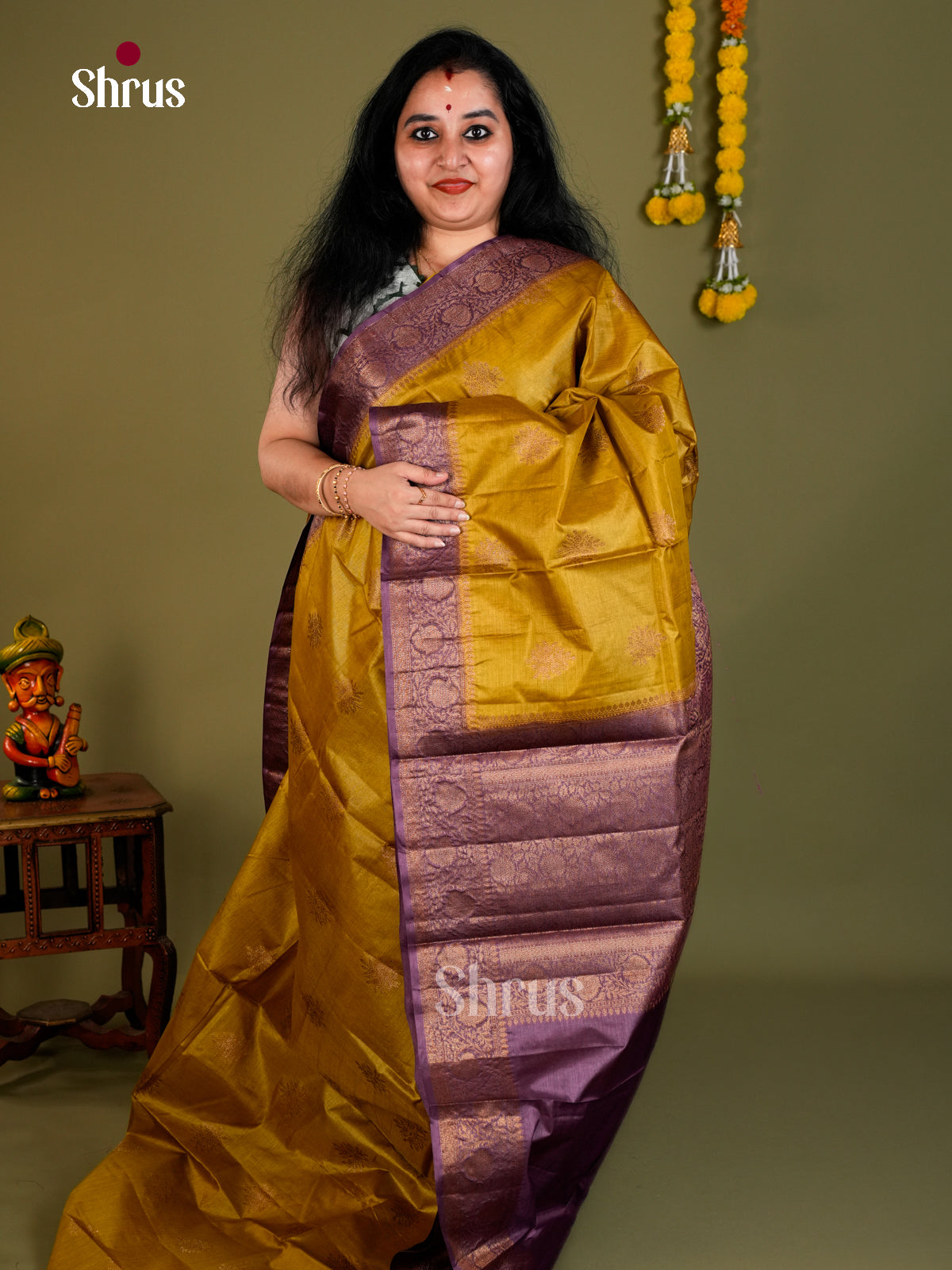 Tussar Saree - EDS18011 - Shop on Shrus.com