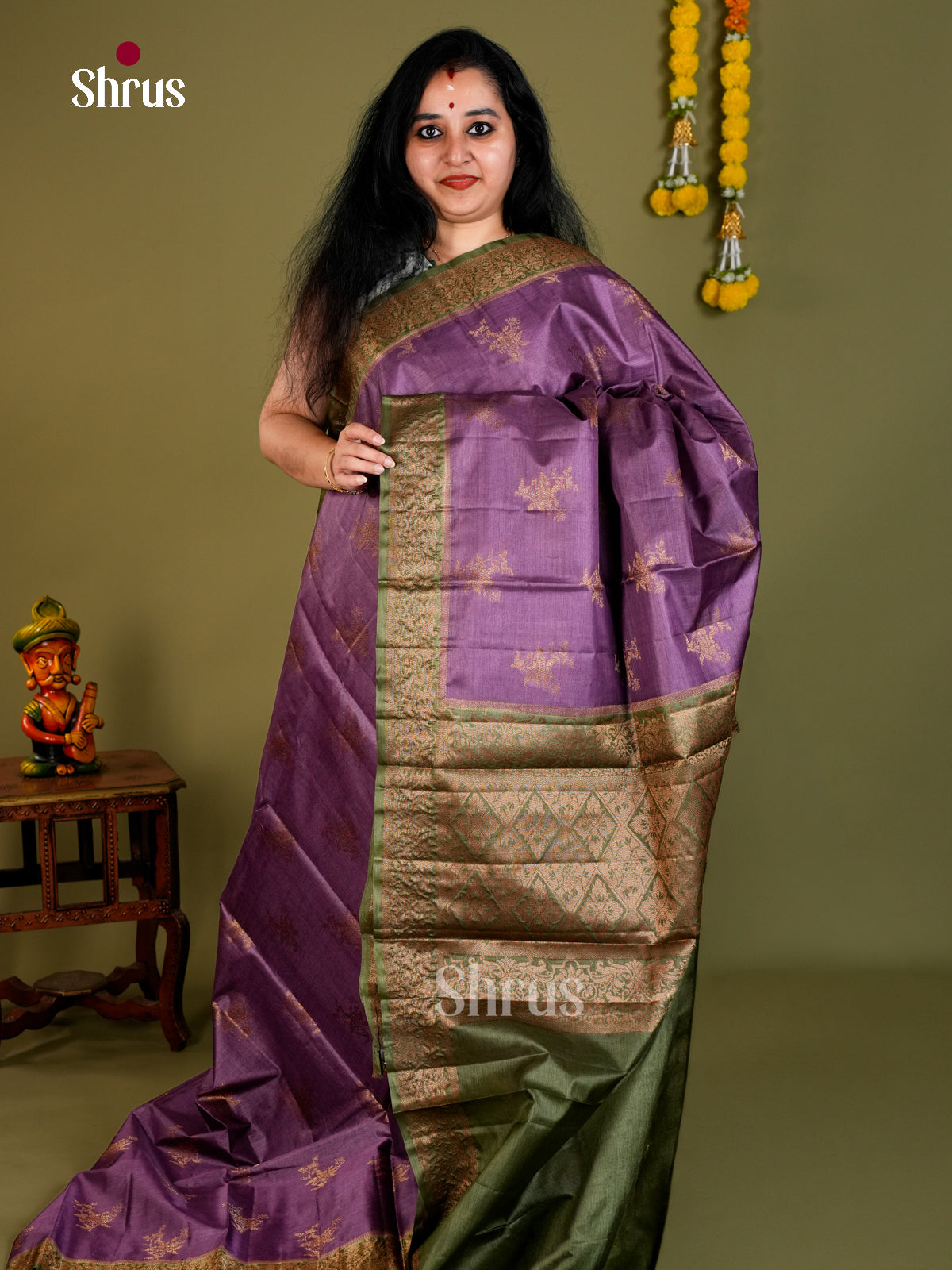 Tussar Saree - EDS18012 - Shop on Shrus.com