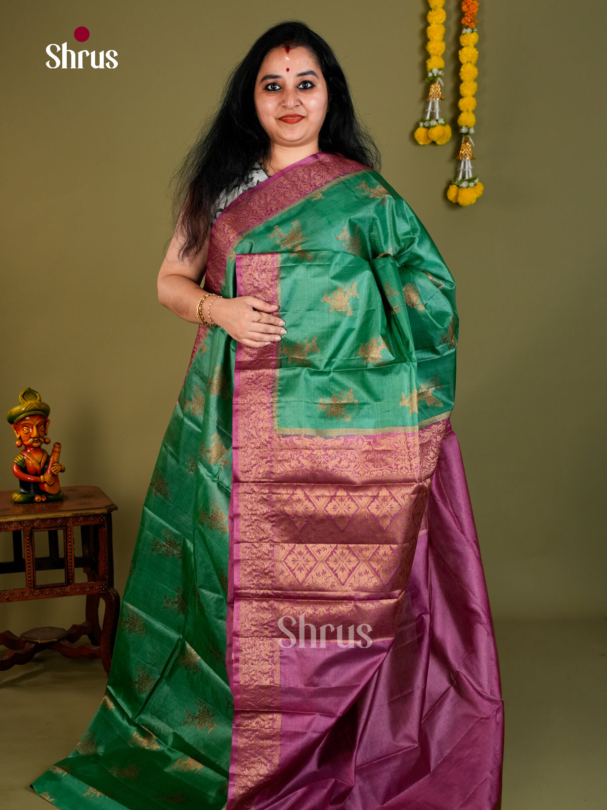 Tussar Saree - EDS18013 - Shop on Shrus.com