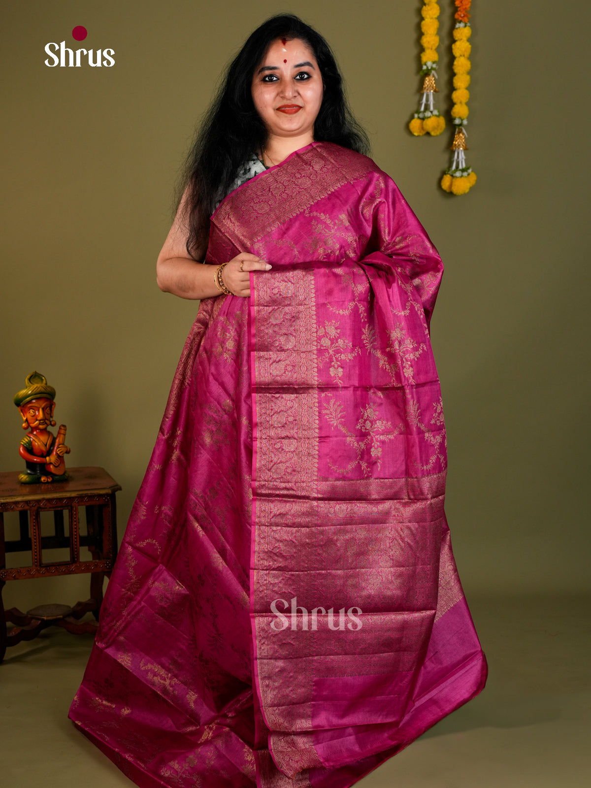 Tussar Saree - EDS18018 - Shop on Shrus.com