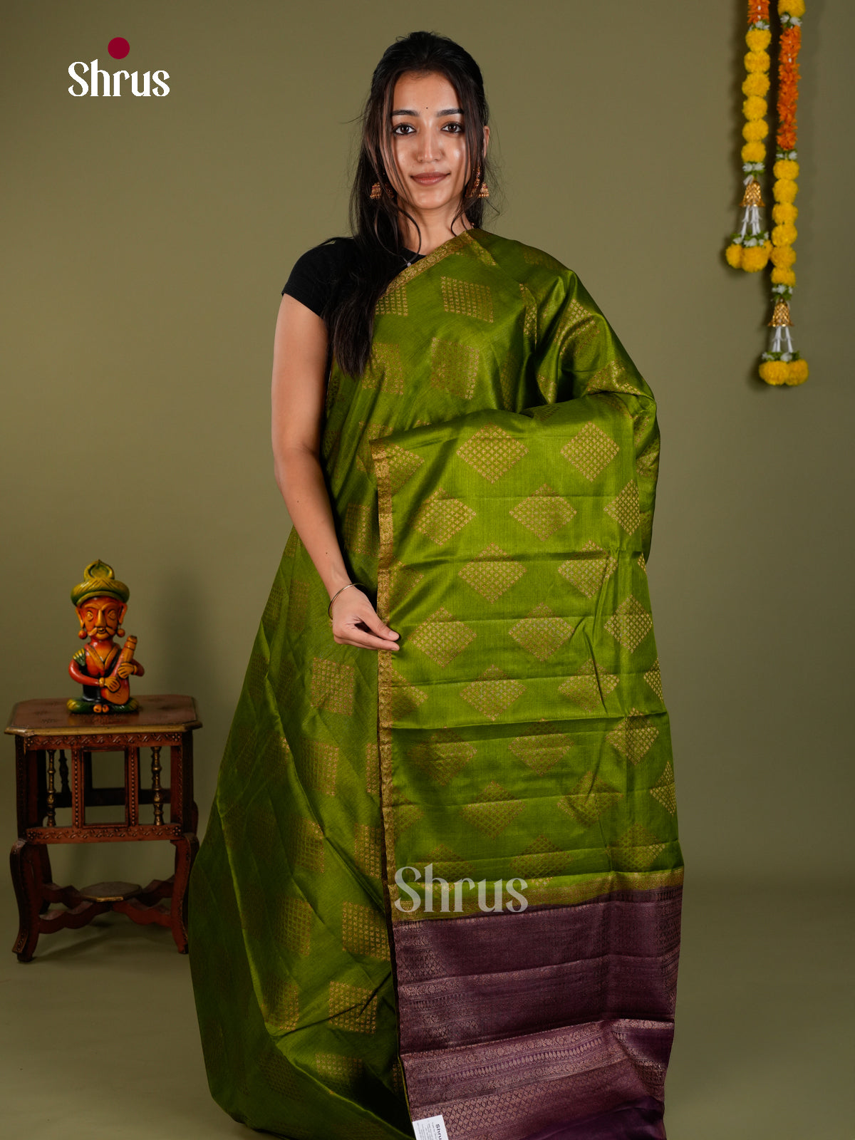 Tussar Saree - EDS18037 - Shop on Shrus.com