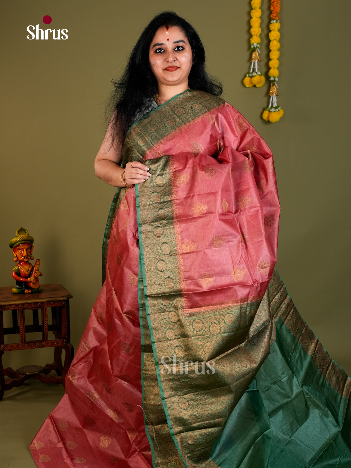 Tussar Saree - EDS18077 - Shop on Shrus.com