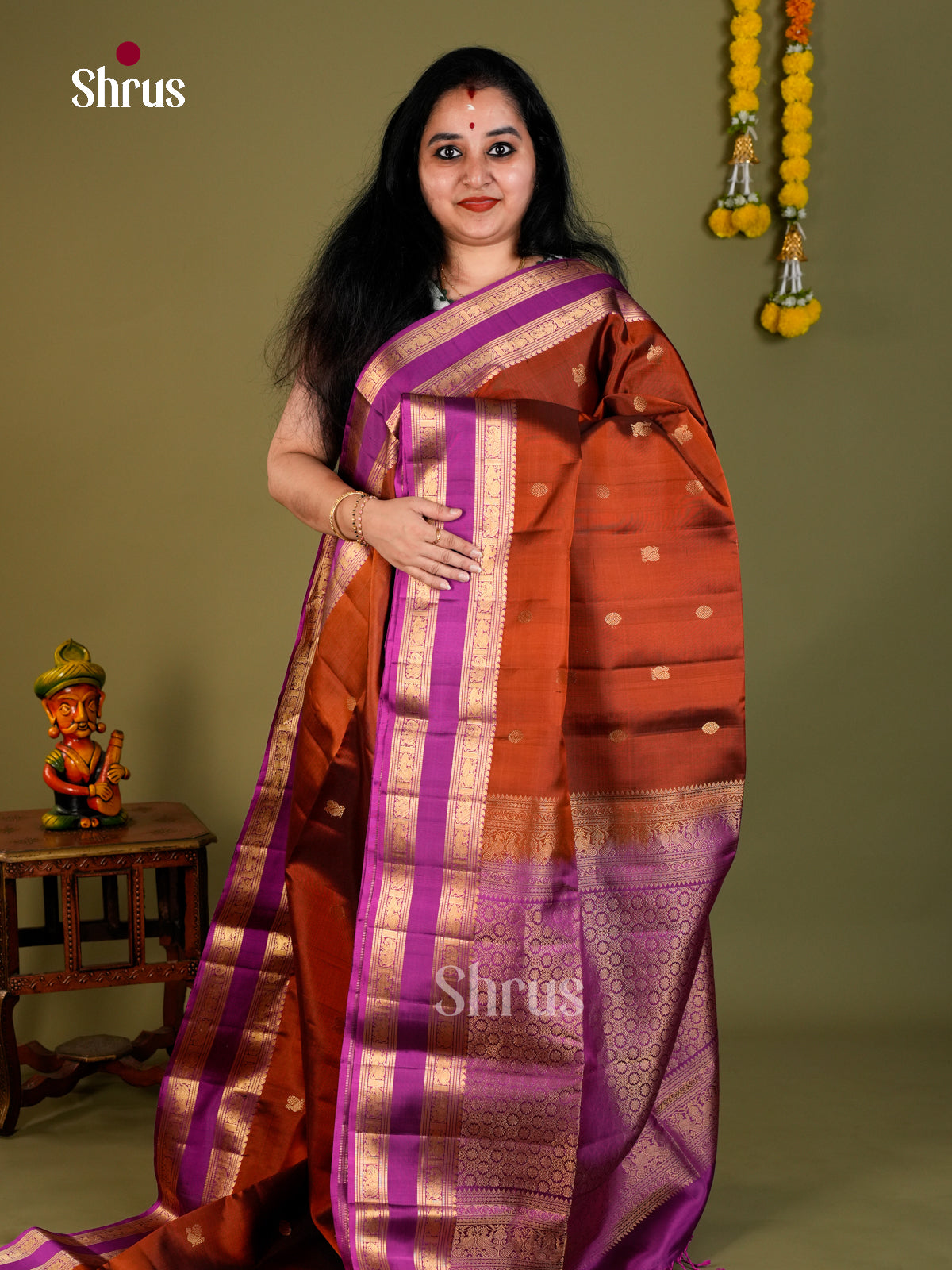 Soft Silk Saree - EDS18104 - Shop on Shrus.com