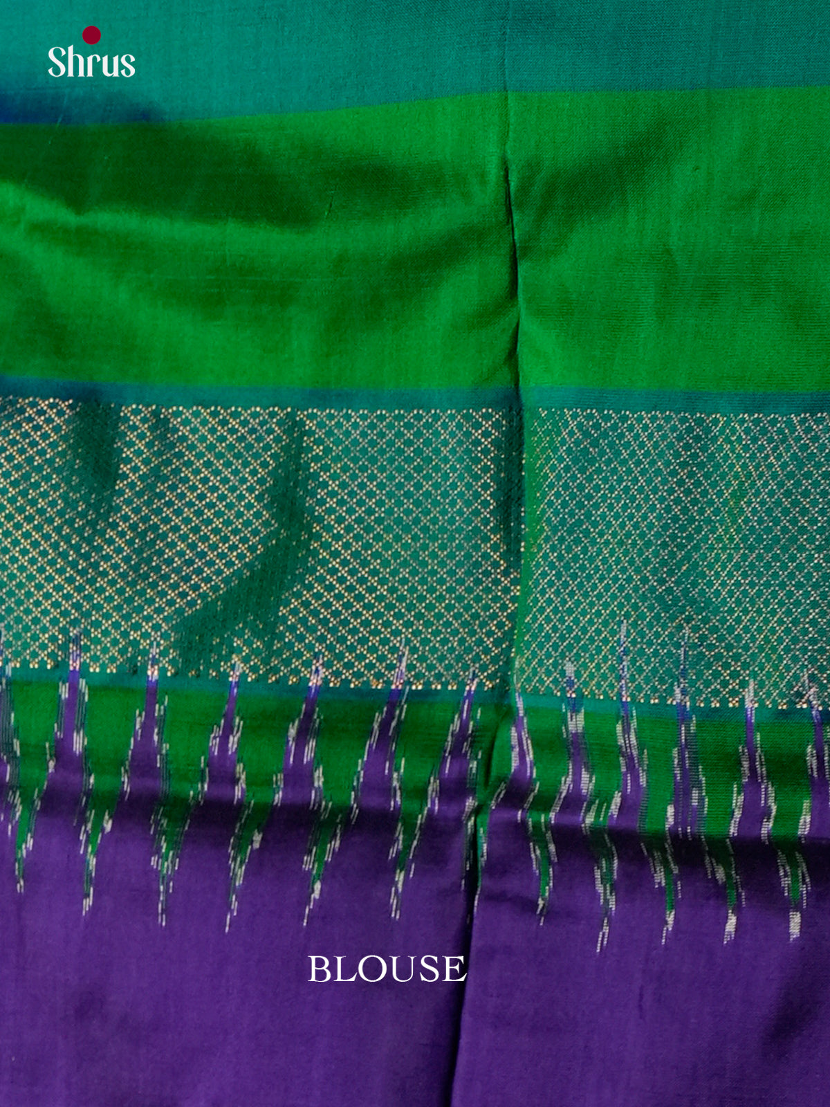 Ikkat Silk Saree - EDS18113 - Shop on Shrus.com