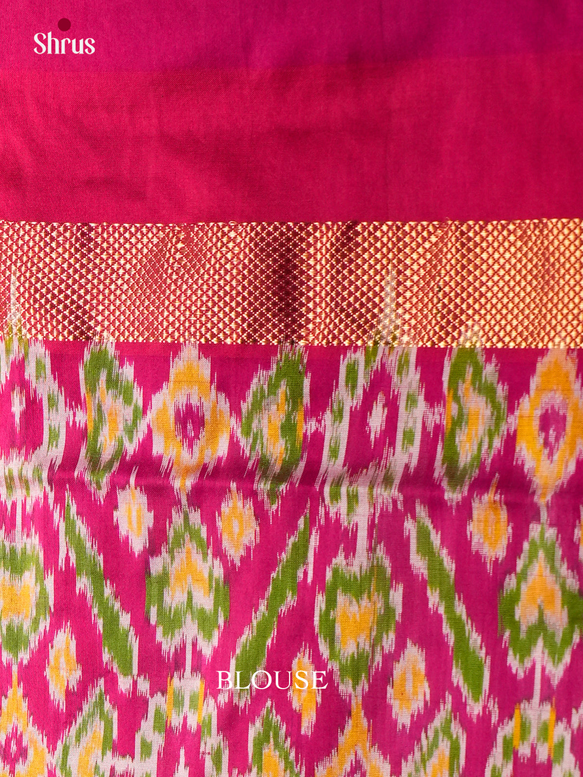 Ikkat Silk Saree - EDS18116 - Shop on Shrus.com