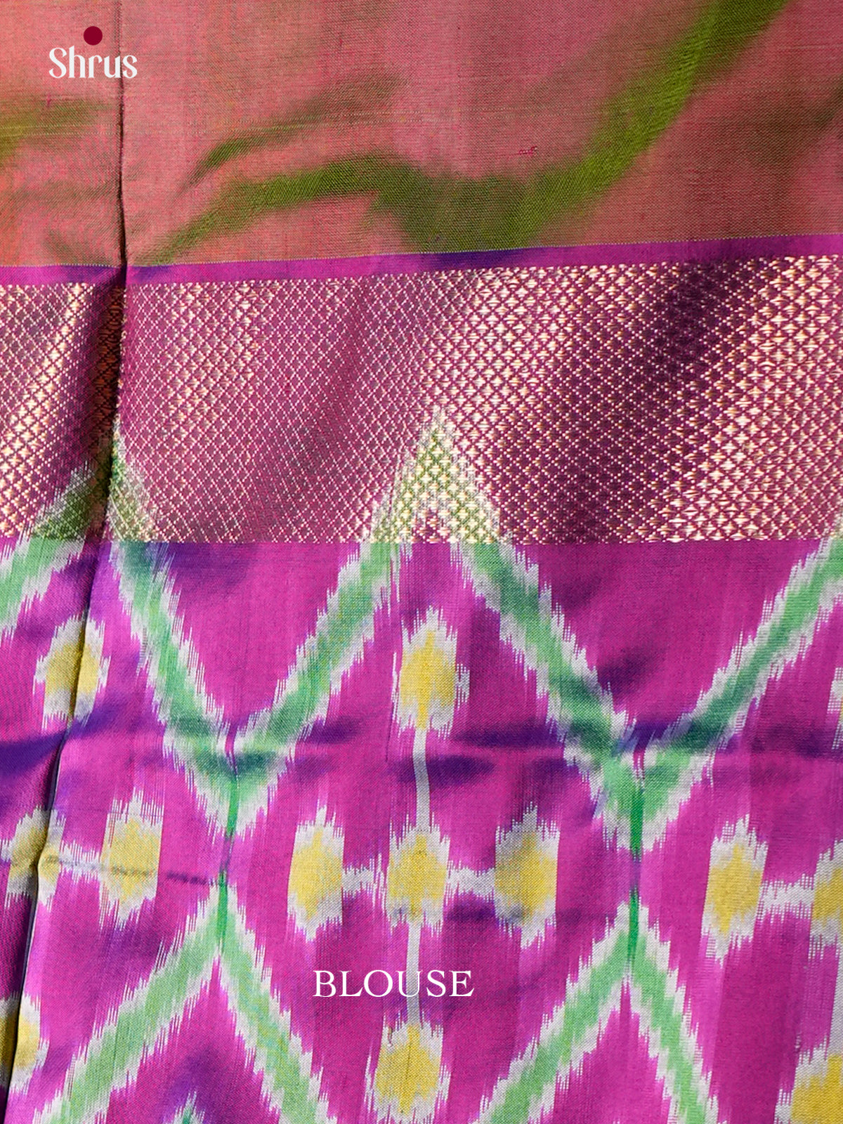 Ikkat Silk Saree - EDS18119 - Shop on Shrus.com